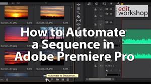 Up your video creation game by exploring our library of the best free video templates for premiere pro cc 2020. How To Automate A Sequence In Adobe Premiere Pro Youtube
