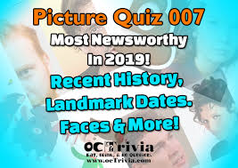 Only true fans will be able to answer all 50 halloween trivia questions correctly. Fun Picture Trivia Quiz 007 2019 In The News Octrivia Com