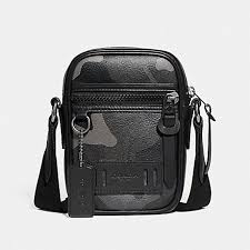 Coach 4907 camel tan full grain leather purse vintage made in the usa 10x9x4top rated seller. Coach F79910 Terrain Crossbody In Signature Canvas With Camo Print Qb Grey Multi Coach Gifts