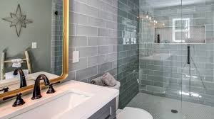 Tiled floor ready for wooden skirting, you can imstall wooden skirting in your bathroom just silicon. 30 Bathroom Tile Ideas Youtube