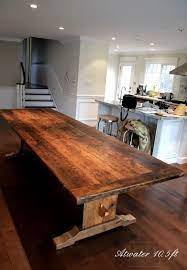 This dining table is made of solid sheesham wood. Trestle Tables Ontario Rustic Trestle Table Hd Threshing Rustic Dining Room Table Farmhouse Dining Room Table Farmhouse Dining Table