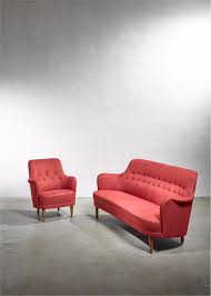 The neat sofa was a specialty to which carl malmsten returned several times. Carl Malmsten Model Samsas Sofa And Chair