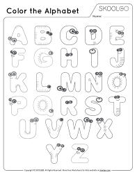 But looking like your mom's younger sister (or your dad's baby bro) is the ultimate perk for these. Color The Alphabet Skoolgo