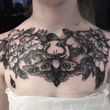 Bite The Tattoo On Your Shoulder Lyrics Cool Chest Piece Yesterday For A Cool Client Instagram Davidshaun Chest Tattoos For Women Tattoos For Women Neo Traditional Chest Tattoo