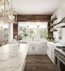 Vintage Timber 3 8 In X 4 Ft Random Width 3 In 5 In 10 59 Sq Ft Brown Grey Barnwood Planks Decorative Wall Panel 2101 The Home Depot White Kitchen Design Home Decor Kitchen Rustic Kitchen