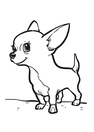 Www.supercoloring.com.visit this site for details: Adorable Chihuahua Dog Coloring Page Free Printable Coloring Pages For Kids