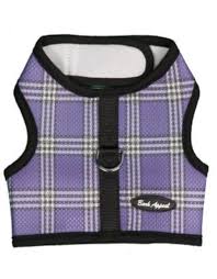 Bark Appeal Bark Appeal Wrap N Go Plaid Mesh Harness