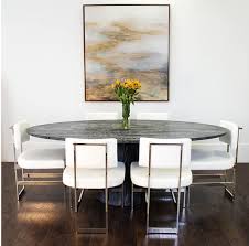 Shop modern dining tables in all shapes & sizes. Oval Black Cerused Oak Dining Table Burke Decor