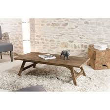 table basse contemporaine bois teck recycle naturel 120x60cm swing teck fonce pier import la redoute table basse teck table basse bois table basse