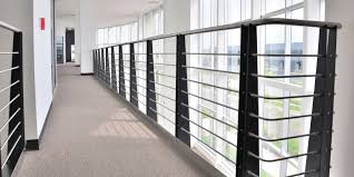 Fit and secure stairway handrail up to 3m/10ft in length. Custom Railings Indianapolis Based Racing Headquarters Bo Mar Industries