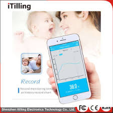 Distributor Smart Digital Medical Electronic Thermometer Medical Equipment With Remote Sensor Bluetooth Long Connect Distance For Baby Kids