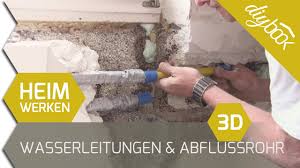 Wasserleitungen Und Abflussrohr Verlegen 3d Youtube