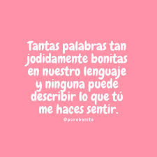 Uzivatel Puro Bonito Na Twitteru No Se Puede Describir Lo Que Tu Me Haces Sentir Purobonito Https T Co Ff1myfmps7 Twitter