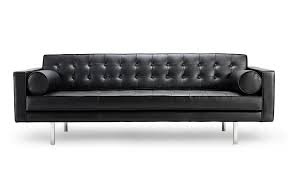 Not Bad For 1700 For A Knoll Inspired Sofa Modernes Sofa Ledersofa Schwarz Ledersofa