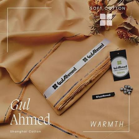 Gul Ahmed Shanghai Soft Cotton Unstitched Suit for Men's Gul Ahmed Shanghai Soft Cotton Unstitched Suit for Men's