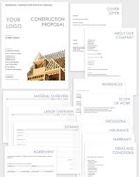 Maybe you would like to learn more about one of these? Free Construction Proposal Templates Forms Smartsheet