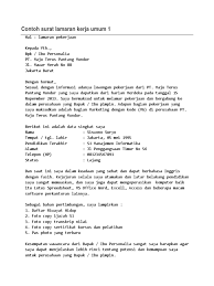 Baca disini ⏩ style indonesia, style luar negeri, tips kirim email. Contoh Surat Lamaran Kerja Umum 1