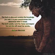 The Earth Is Alive And Contains The Knowledge You Seek It Is Your Consciousness That Determines What Mother Nature Quotes Nature Quotes Mother Earth Quotes