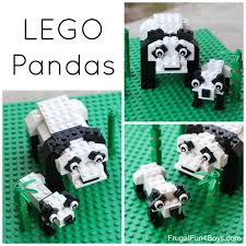 Lego Panda Bear Building Instructions Frugal Fun For Boys And Girls Lego For Kids Lego Animals Lego