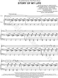 The Piano Guys Story Of My Life Piano Sheet Music In Eb Major Download Print Piano Sheet Music Piano Man Piano