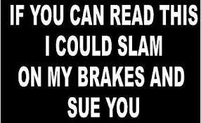 If You Can Read This You Re Too Close Bumper Sticker White Vinyl Decal Slam On Brakes And Sue You Tailgate Car Truck Sticker Funny Car Decals Funny Bumper Stickers Truck Stickers