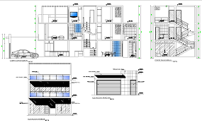 Npt, principal, dinning room, drawing, date, march, province of santa department of ancash, h.a.s.a, scale, responsable, flat, archive, draft, location. Two Storey Building Plan And Elevation House Storey