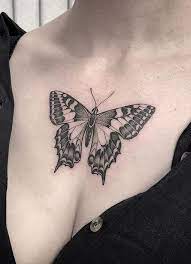 Butterfly Tattoo Black Ink Tattoos Butterfly Tattoo Pretty Tattoos