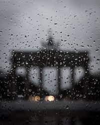 Relaxing rain sound thunder in background. Rainy Mood In Berlin Like Everyday Berlin