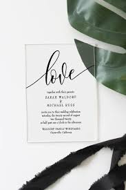 Black And Gold Acrylic Wedding Invitations Transparent Gold Acrylic Wedding Invitation Plexiglass Black Etsy Acrylic Wedding Invitations Envelope Liners Modern Calligraphy Envelope