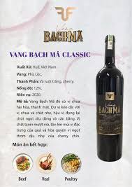 Vang Bạch Mã Classic - Công ty TNHH SX TM DV Bạch Mã Herbals