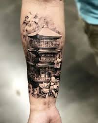 It keeps a central aperture where meet different spaces. Temple Japanese House Tattoo Design Novocom Top
