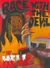 Now watching: Race With the Devil (1975), folk horror meets car chase movie  starring Peter Fonda and Warren Oates as two friends on a joint RV road  trip vacation with their respective