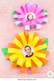 Diy flower pot card (tutorial). Photo Flower Card For Kids To Make Arty Crafty Kids