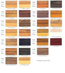 Wood Stain Color Chart Pine Oak Ranch Bath In Colors Teak
