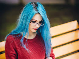 Yours might be that you want the wondering thigh is that blue will seem very faint on black or brown hair as a tinge which you will see in the light. Xwzhoeygnrtn5m