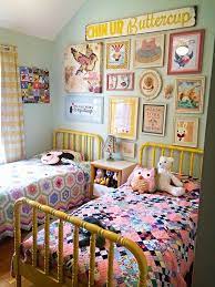Choosing delicate trails and ditsy designs will help keep the scheme relaxing. A Bedroom With Style Ideas For A Vintage Kids Room Vintage Kids Room Girl Room Kid Room Decor