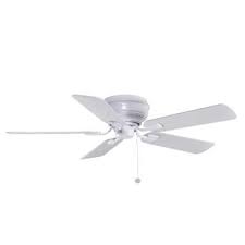 Hampton Bay Hawkins 44 In White Ceiling Fan Yg204 Wh The Home Depot Ceiling Fan With Light Ceiling Fan Ceiling Fans Without Lights