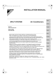 daikin brc1e52a7 installation manual