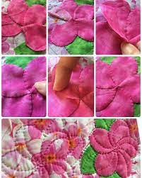 mami s makana hawaiian quiltさんはinstagramを利用しています このプルメリアの形が一番好きかも ハワイアンキルト プルメリア アップリケ プルメリアポーチ ハワイアンキルト プルメリア パッチワークキルト