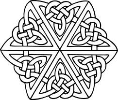 Makkelijk Mandala Kleurplaten Keltische Symbolen Keltische Knopen