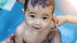 Your airways swell (become inflamed) the air sacs in the lungs fill with mucus and other fluids. Baby Bath Time Steps To Bathing A Baby Raising Children Network