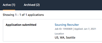 Whether or not you receive this response is dependent on whether the employer has configured this option in the. Amazon S Application Process