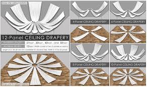 Crush Satin Ceiling Drape Collection Wedding Ceiling Decorations Wedding Ceiling Ceiling Decor