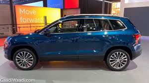 Skoda karoq price & specifications skoda karoq reviews & compare, skoda karoq video, images skoda launched the karoq in india last year but on account of being a cbu, only 1,000 units of the skoda karoq were allotted in the first batch. Skoda Karoq Shows Its Face At 2020 Auto Expo India Launch In April
