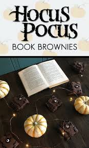 Diy Hocus Pocus Brownies Disney Inspired Food Hocus Pocus Book Hocus Pocus