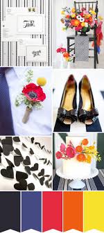 Red Black And Blue Wedding Colors Mix And Match Monochrome Meets Primary Colour Wedding Onefabday Com Red Colour Palette Wedding Colors Blue Wedding Colors Red