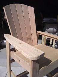 bar height adirondack chairs from scrap wood outdoor furniture chairs adirondack chair furniture
