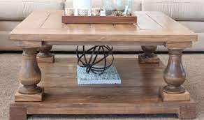 Drill pocket holes through the aprons, on the interior faces, and insert 1 1/4″ screws. Buy Custom Made Maple Square Turned Legs Coffee Table Free Shipping To Lower 48 States Made To Order From Detroit Rustic Furniture Custommade Com