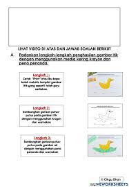 Menggunakan media kering untuk menggambar other. Ejercicio Interactivo De Unit 1 Media Kering Untuk Menggambar Kssrpk T1 Pembelajaran
