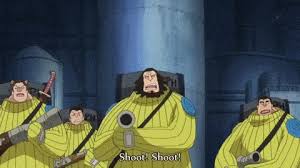 Luffy yelled loudly, saying that they are there to save tama. Luffy Using Conqueror S Haki Against Caesar S Men Hd Punk Hazard One Piece Animated Gif